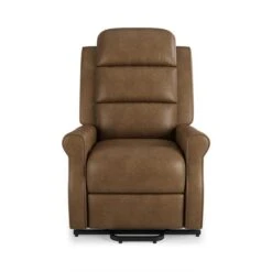 Edith Distressed Faux Leather Rise And Recline Chair -Online Furniture Store 30896154 alt04