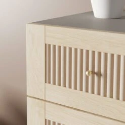 Maeva 4 Drawer Chest, Light Oak Effect 12 Maeva 4 Drawer Chest, Light Oak Effect -Online Furniture Store 30896308 alt03