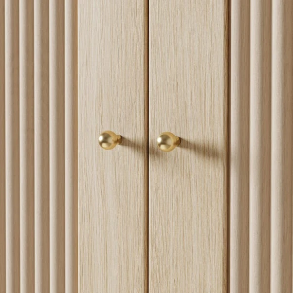 Maeva Triple Wardrobe, Light Oak Effect 6 Maeva Triple Wardrobe, Light Oak Effect - Image 4