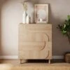 Aldo 4 Drawer Chest, Light Oak