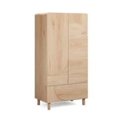 Aldo Double Wardrobe, Light Oak 12 Aldo Double Wardrobe, Light Oak -Online Furniture Store 30897777 alt04