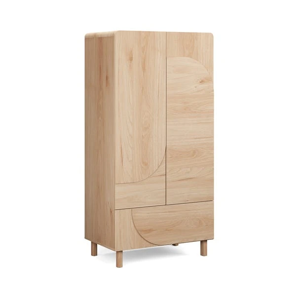 Aldo Double Wardrobe, Light Oak 7 Aldo Double Wardrobe, Light Oak - Image 5