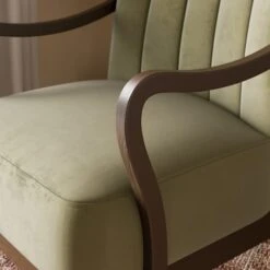 Delilah Velvet Scallop Armchair -Online Furniture Store 30899390 alt02