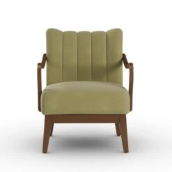 Delilah Velvet Scallop Armchair -Online Furniture Store 30899390 alt06