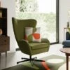 Kuvert Soft Marl Swivel Chair, Moss 2 Kuvert Soft Marl Swivel Chair, Moss -Online Furniture Store 30899582