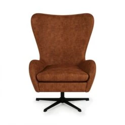 Kuvert Faux Leather Swivel Chair, Tan 12 Kuvert Faux Leather Swivel Chair, Tan -Online Furniture Store 30899583 alt02