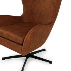 Kuvert Faux Leather Swivel Chair, Tan 16 Kuvert Faux Leather Swivel Chair, Tan -Online Furniture Store 30899583 alt06