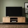 Reynolds Wide TV Unit For TVs Up To 60", Rustic Oak Effect -Online Furniture Store 30900993