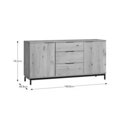Reynolds Large Sideboard 28 Reynolds Large Sideboard -Online Furniture Store 30901015 alt09