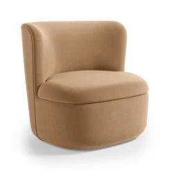 Modern Curves Velvet Occasional Chair -Online Furniture Store 30901490 alt07