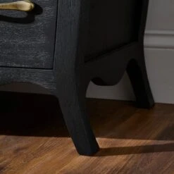 Keiko 5 Drawer Chest, Black Mango Wood -Online Furniture Store 30901776 alt04