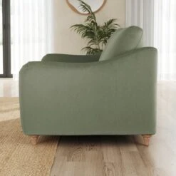 Hattie Matte Plush Velvet Snuggle Sofa -Online Furniture Store 30901810 alt01