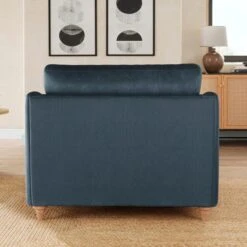 Hattie Matte Plush Velvet Snuggle Sofa -Online Furniture Store 30901818 alt03