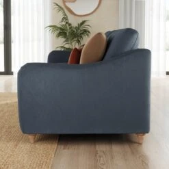 Hattie Matte Plush Velvet 3 Seater Sofa -Online Furniture Store 30901820 alt01