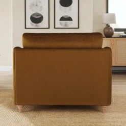 Hattie Matte Plush Velvet Snuggle Sofa -Online Furniture Store 30901826 alt03