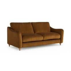 Hattie Matte Plush Velvet 3 Seater Sofa -Online Furniture Store 30901828 alt06