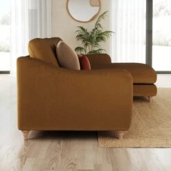 Hattie Matte Plush Velvet Corner Chaise Sofa 32 Hattie Matte Plush Velvet Corner Chaise Sofa -Online Furniture Store 30901829 alt01