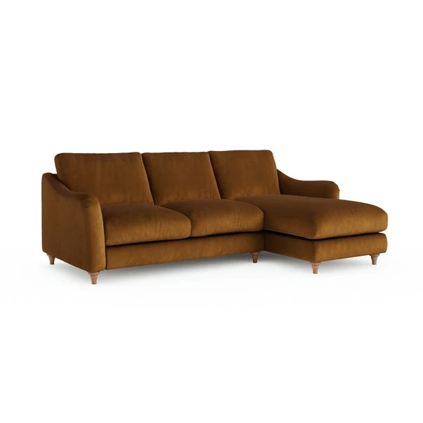 Hattie Matte Plush Velvet Corner Chaise Sofa 17 Hattie Matte Plush Velvet Corner Chaise Sofa - Image 15