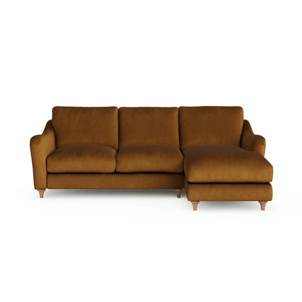 Hattie Matte Plush Velvet Corner Chaise Sofa 18 Hattie Matte Plush Velvet Corner Chaise Sofa - Image 16
