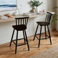 Harvey Bar Stool, Beech Wood -Online Furniture Store 30902034 alt01