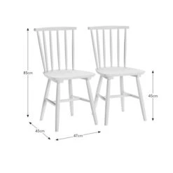 Harvey Set Of 2 Dining Chairs, Beech Wood 27 Harvey Set Of 2 Dining Chairs, Beech Wood -Online Furniture Store 30902037 alt09