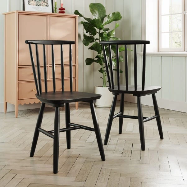 Harvey Set Of 2 Dining Chairs, Beech Wood 17 Harvey Set Of 2 Dining Chairs, Beech Wood - Image 15