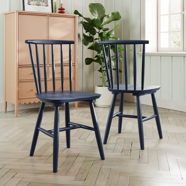 Harvey Set Of 2 Dining Chairs, Beech Wood 9 Harvey Set Of 2 Dining Chairs, Beech Wood - Image 7