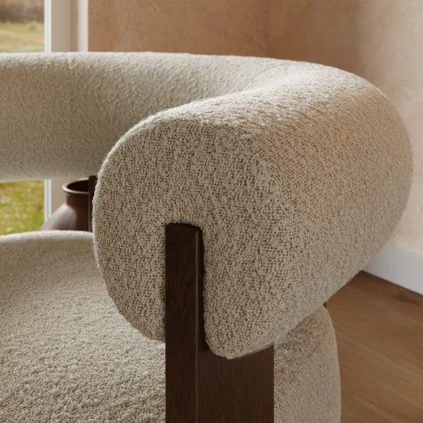 Fallon Tonal Boucle Bolster Accent Chair 6 Fallon Tonal Boucle Bolster Accent Chair - Image 4