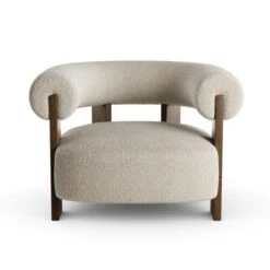 Fallon Tonal Boucle Bolster Accent Chair 18 Fallon Tonal Boucle Bolster Accent Chair -Online Furniture Store 30903541 alt07