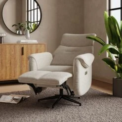 Silas Fabric Recline Swivel Chair -Online Furniture Store 30903913 alt03