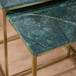 Daphne Square Nest Of 2 Tables, Real Marble -Online Furniture Store 30906191 alt03