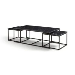 Edie Nest Of 3 Coffee Tables, Real Marble -Online Furniture Store 30906196 alt04