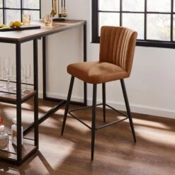 Taylor Counter Height Bar Stool, Faux Leather -Online Furniture Store 30908082 alt01