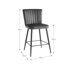 Taylor Counter Height Bar Stool, Faux Leather -Online Furniture Store 30908082 alt09