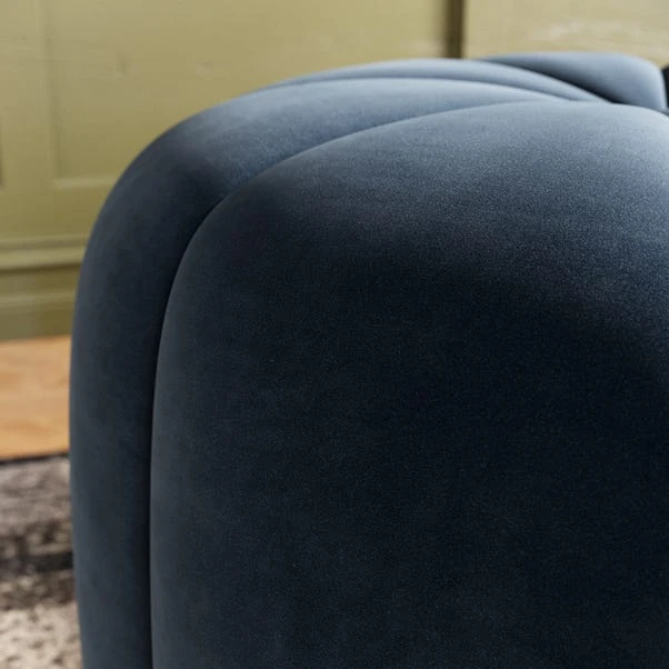 Pumpkin Velvet Footstool 5 Pumpkin Velvet Footstool - Image 3