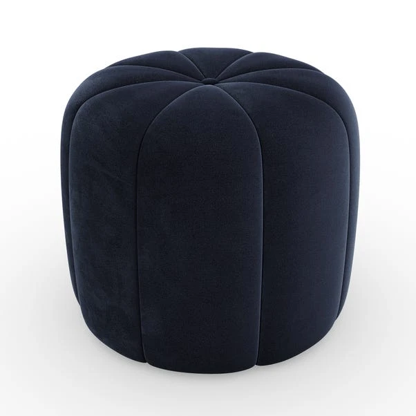 Pumpkin Velvet Footstool 7 Pumpkin Velvet Footstool - Image 5