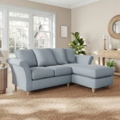 Dixie Corner Chaise Sofa, Soft Texture Fabric -Online Furniture Store 30909240