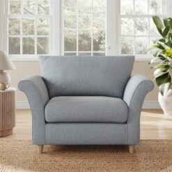 Dixie Armchair, Soft Texture Fabric -Online Furniture Store 30909251