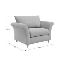 Dixie Armchair, Soft Texture Fabric -Online Furniture Store 30909251 alt09
