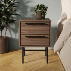 Bryant 2 Drawer Bedside Table -Online Furniture Store 30909274