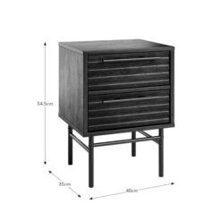 Bryant 2 Drawer Bedside Table -Online Furniture Store 30909275 alt09