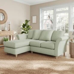 Dixie Corner Chaise Sofa, Soft Texture Fabric -Online Furniture Store 30909283