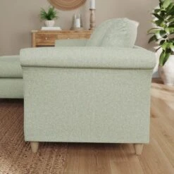 Dixie Corner Chaise Sofa, Soft Texture Fabric -Online Furniture Store 30909283 alt01