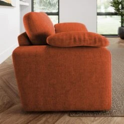 Magnus Vintage Soft Chenille Snuggle Sofa 23 Magnus Vintage Soft Chenille Snuggle Sofa -Online Furniture Store 30909930 alt01