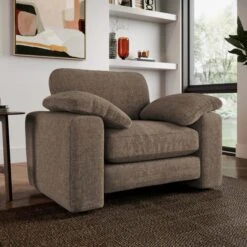 Magnus Soft Textured Chenille Snuggle Sofa -Online Furniture Store 30909960