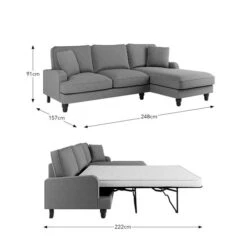 Beatrice Flatweave Corner Storage Sofa Bed -Online Furniture Store 30910985 alt09