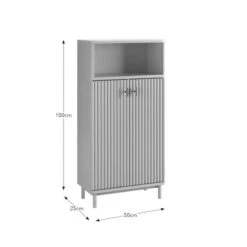 Elsie Tall Bathroom Cabinet 33 Elsie Tall Bathroom Cabinet -Online Furniture Store 30911015 alt09