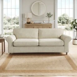 Flori Soft Chenille 4 Seater Sofa -Online Furniture Store 30911053