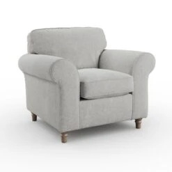 Flori Soft Chenille Armchair 37 Flori Soft Chenille Armchair -Online Furniture Store 30911060 alt06