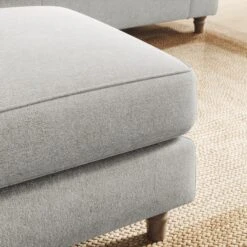 Flori Soft Chenille Footstool -Online Furniture Store 30911069 alt04
